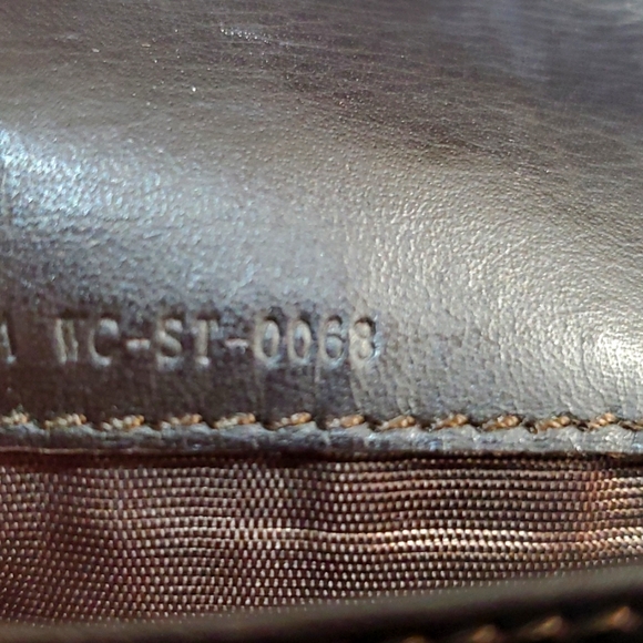 🇮🇹Celine Canvas/Crocodile Leather Long Wallet 🤎🤎🤎 - Picture 11 of 16